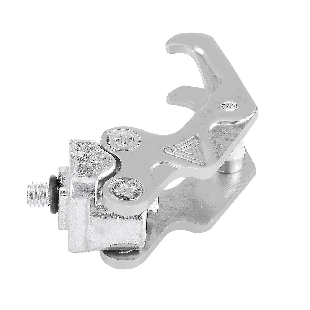 Silver Elegance: Claw Shape Helmet Bag Holder Hook
