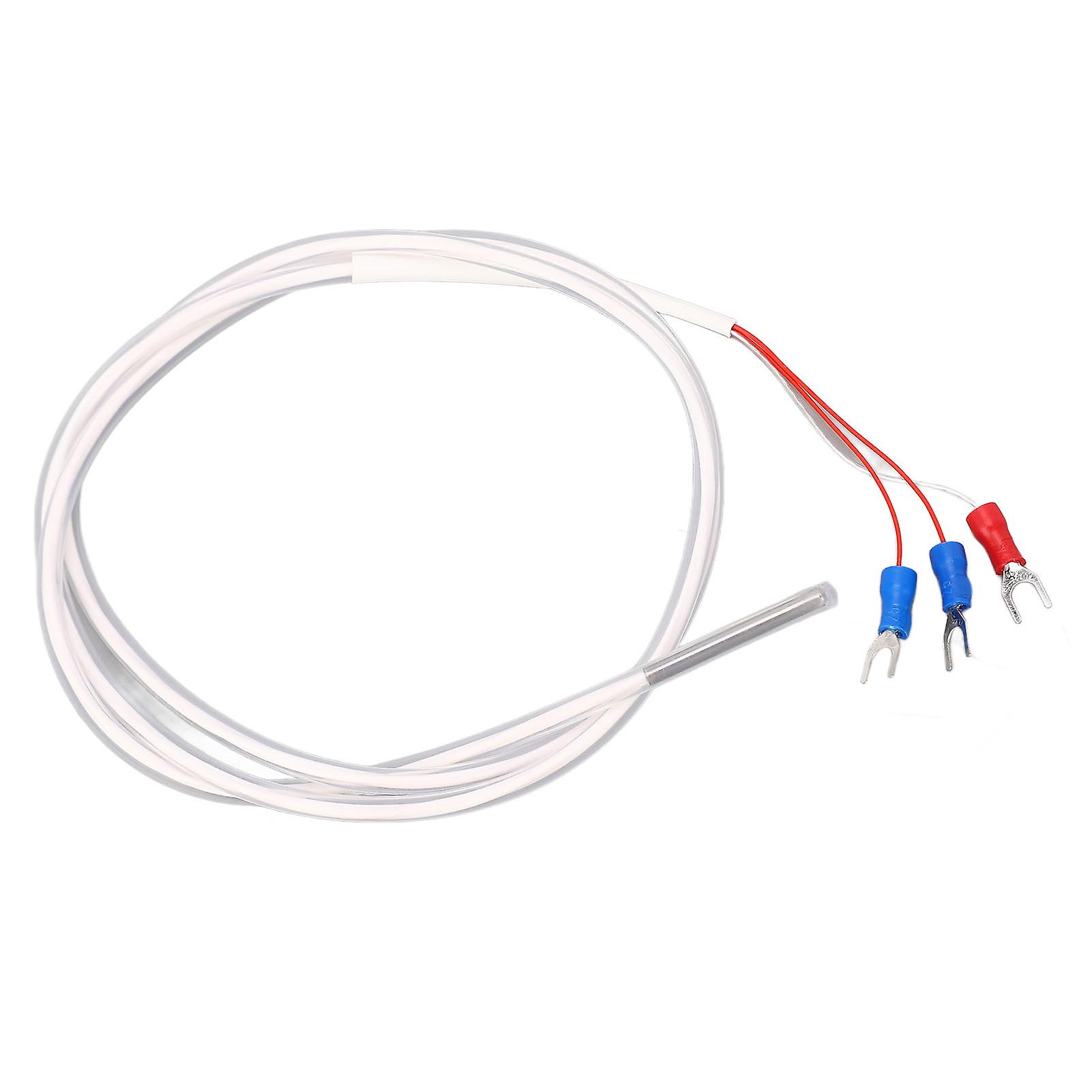 Waterproof Temperature Sensor Probe PTFE Rust Proof Pt Thermistor Temperature Sensor Probe 1m