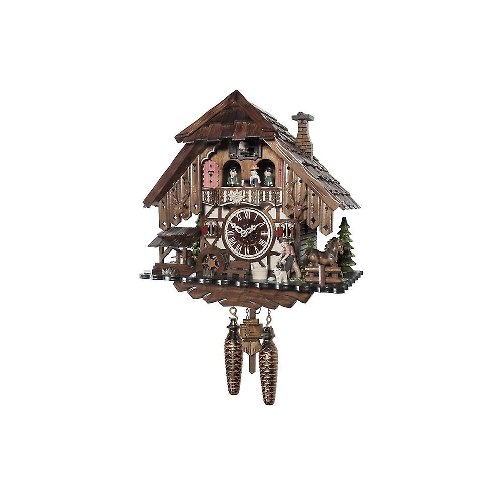 Engstler - 48718 QMT - Cuckoo Clock - Quartz - Walnut