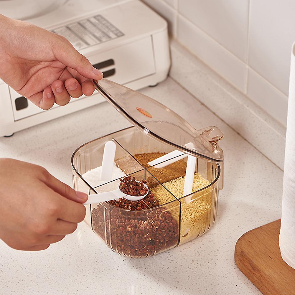 Condiment Container Seasoning Jars Multifunctional Spice Organizer for Kitchen