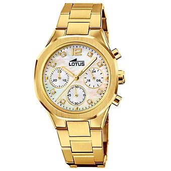 Lotus excellent Women's Analog Quartz Watch with Stainless Steel Bracelet 18871/1
