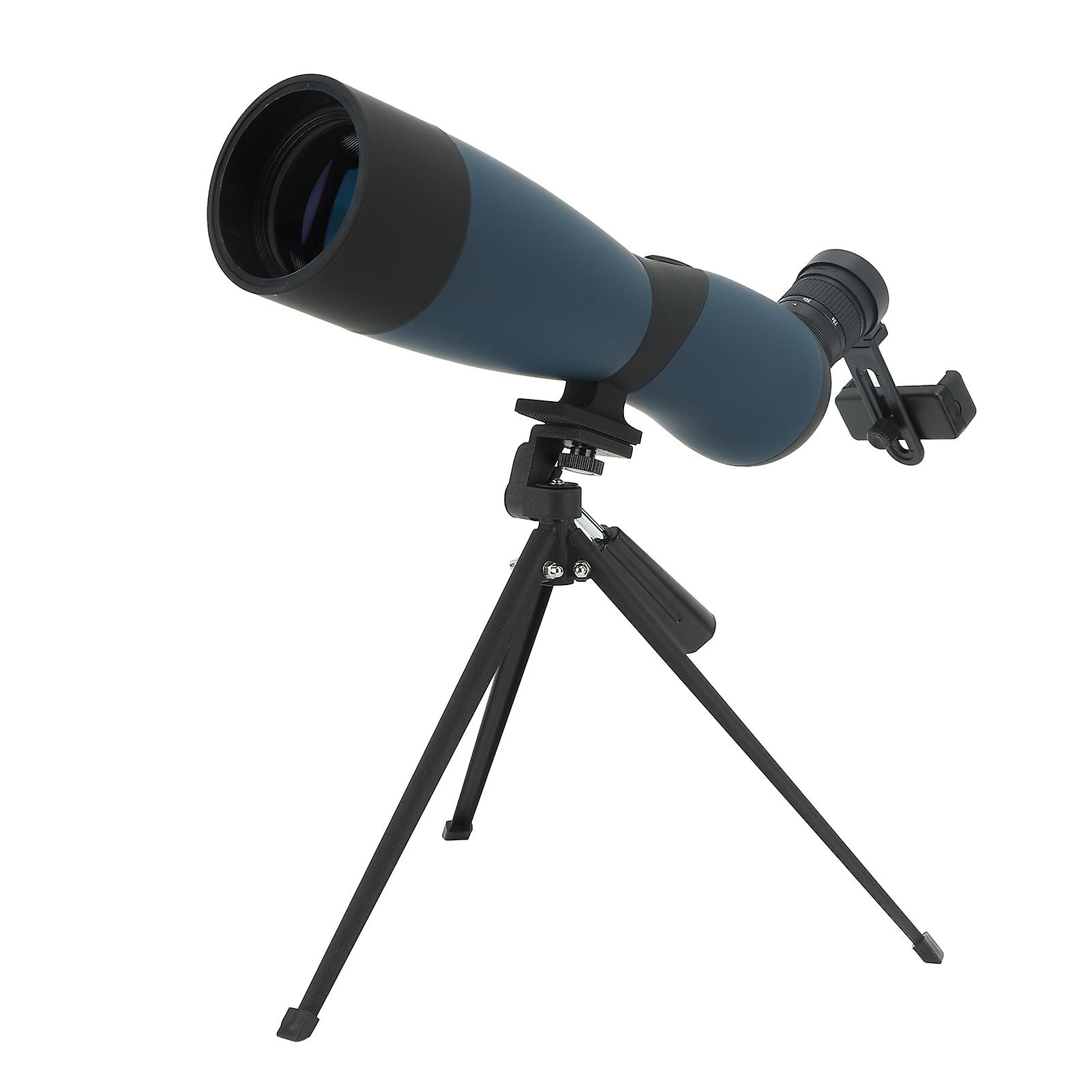 Spotting Scope with Tripod FMC Coating Shooting Scope with Carrying Bag Phone Adapter for Bird Watching Wildlife Scenery Blue 
