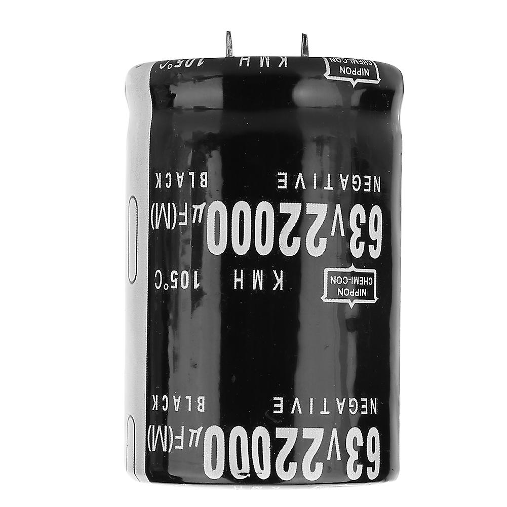 63V 22000μF 105°C Aluminum Electrolytic Capacitor, Standard Terminal (SN), 35 x 50mm