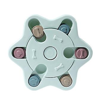 Veeki Dog Puzzle Toys,Dogs Food Puzzle Feeder Toys for IQ Training & Mental Enrichment,Dog Treat Puzzle   light blue