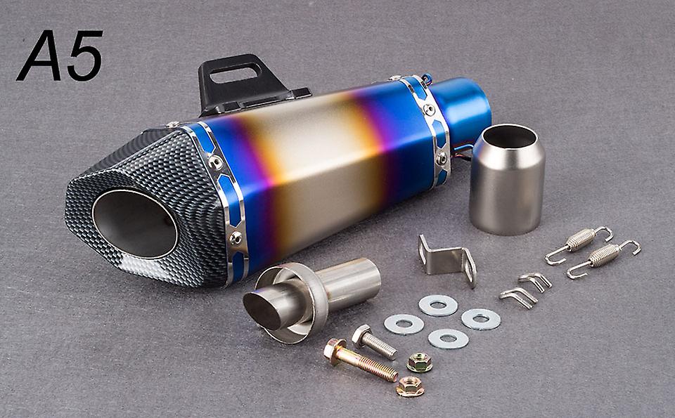 צינור פליטה של אופנוע 38 מ"מ עד 51 מ"מ עם צינור פליטה סיבי פחמן DB אופנוע עמעם צינור פליטה GP ~ 18434