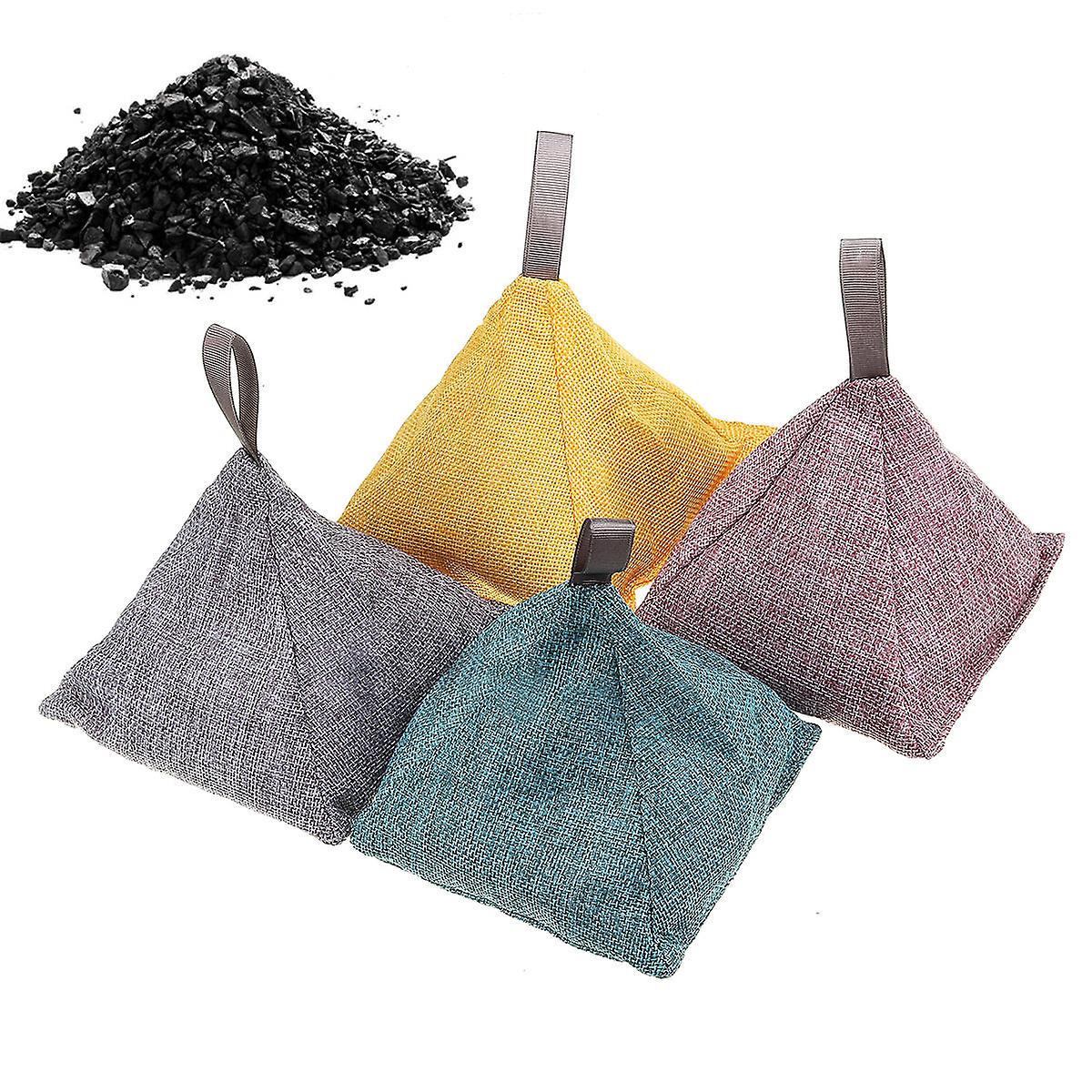 200G Bamboo Activated Charcoal Odor Eliminator Deodorizer Bag - Air Purifying Carbon Refresher