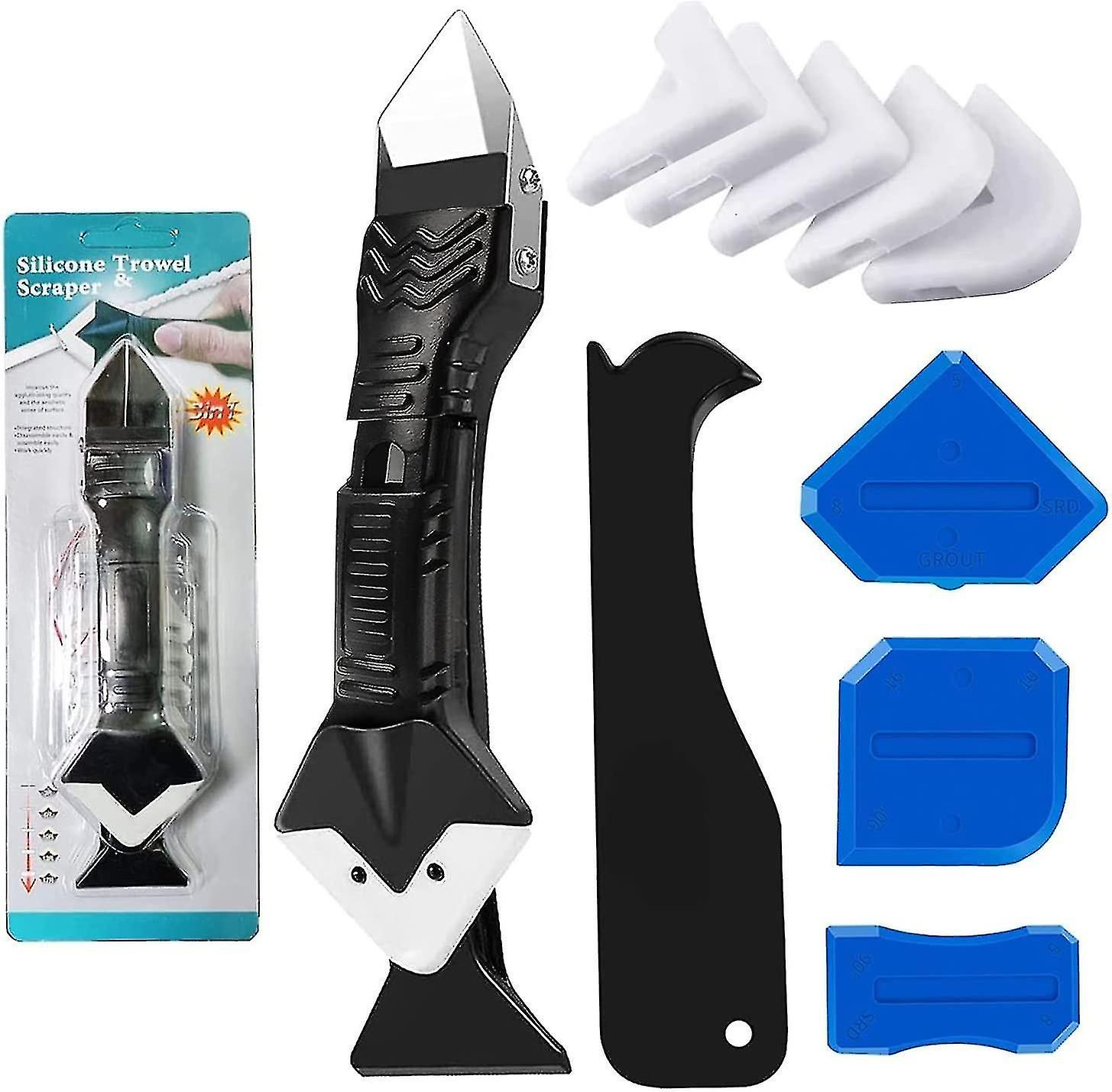 Silicone Caulking Tool Set - 10pcs Smoothing Grout Remover Finishing Tool