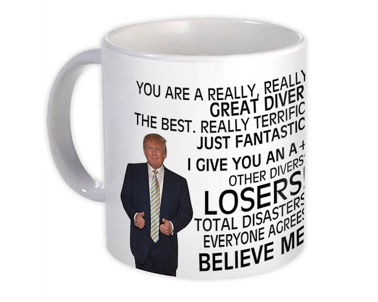 Gift Mug: Gift for Diver Donald