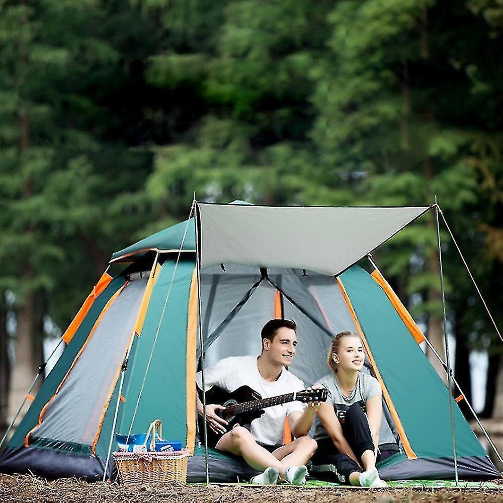 Camping Tents Shelter Portable Waterproof Hold 3-4 Persons Instant Setup Pop Up Tent