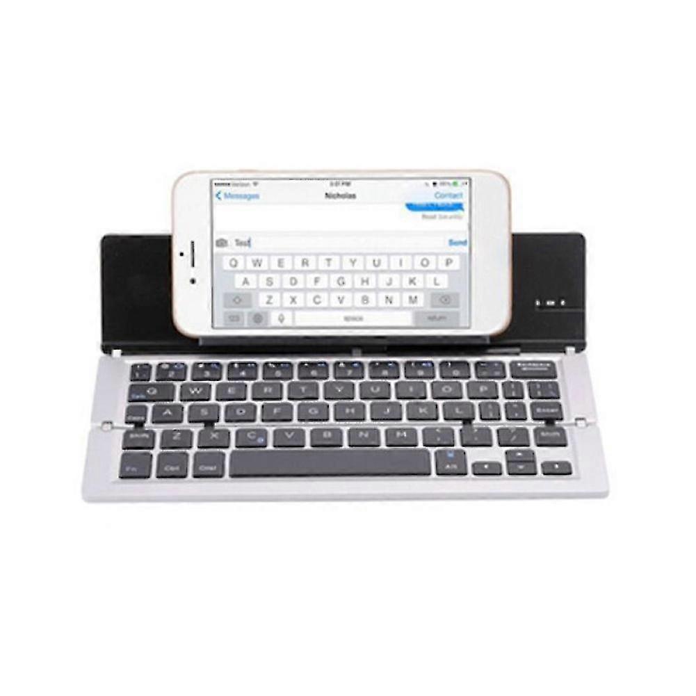 Portable Folding Wireless Bluetooth-compatible Keyboard Keypad for iPad Mobile Phone Tablet