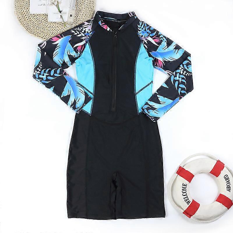 Women's Swimwear 2023 Rash Guard Long Sleeve Swimsuit Front