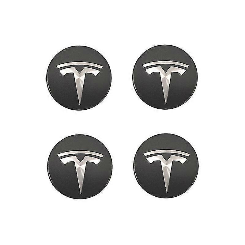 Hub Center Protective Cap,compatible With Tesla Model 3, (four Packs)