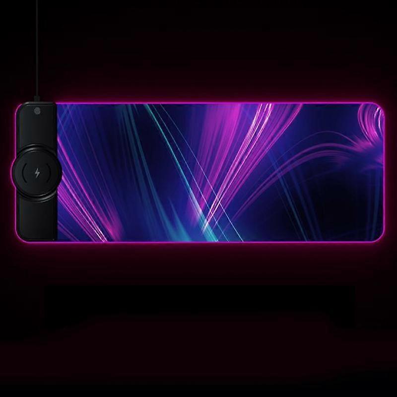 Barsinfi pol 10 Light Modes 10W Wireless Charging RGB Mousepad Computer Colorful
