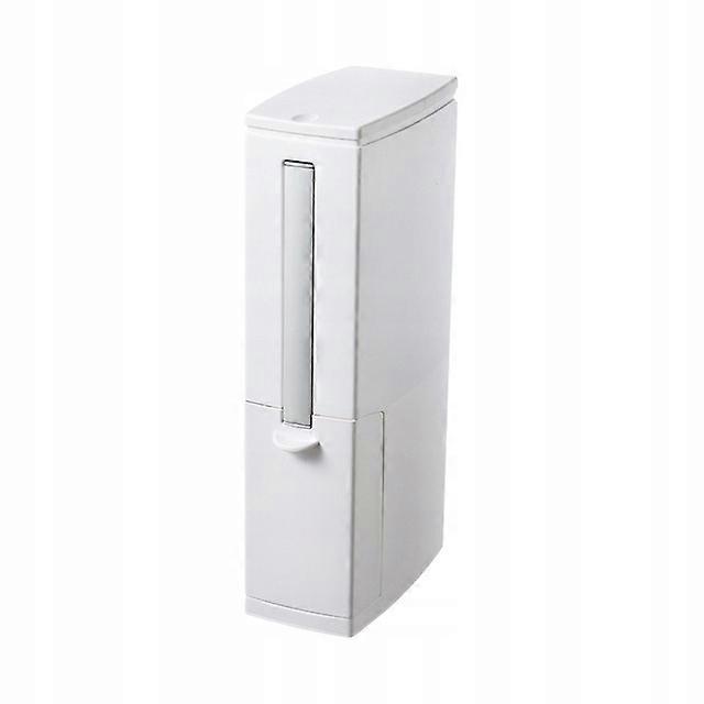 Plastic Garbage Basket With Toilet Brushes