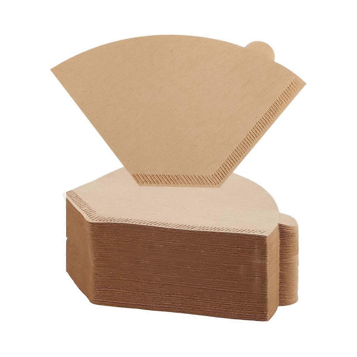 200Pcs Coffee Filter Natural Unbleached Coffee Filters Cone Paper Disposable Coffee Filters for Pour Over and Drip