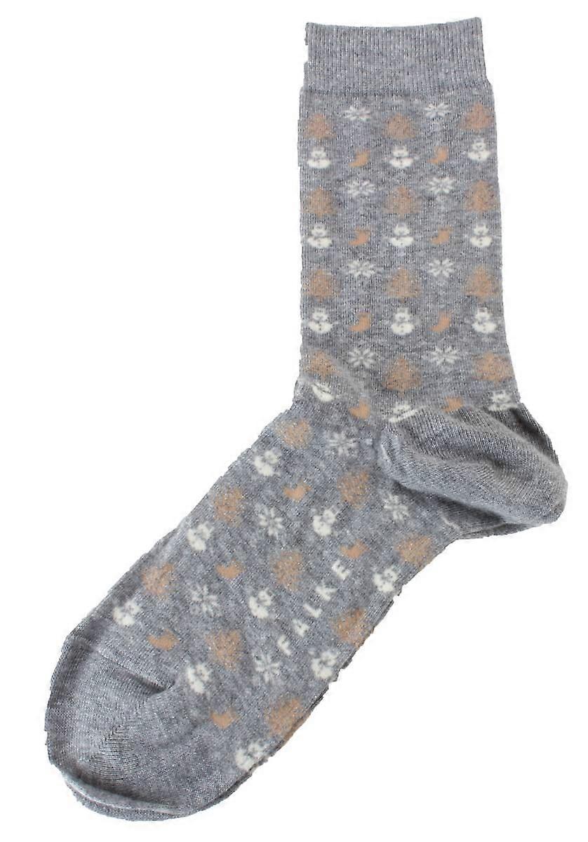 Falke Merry Party Christmas Socks - Grey
