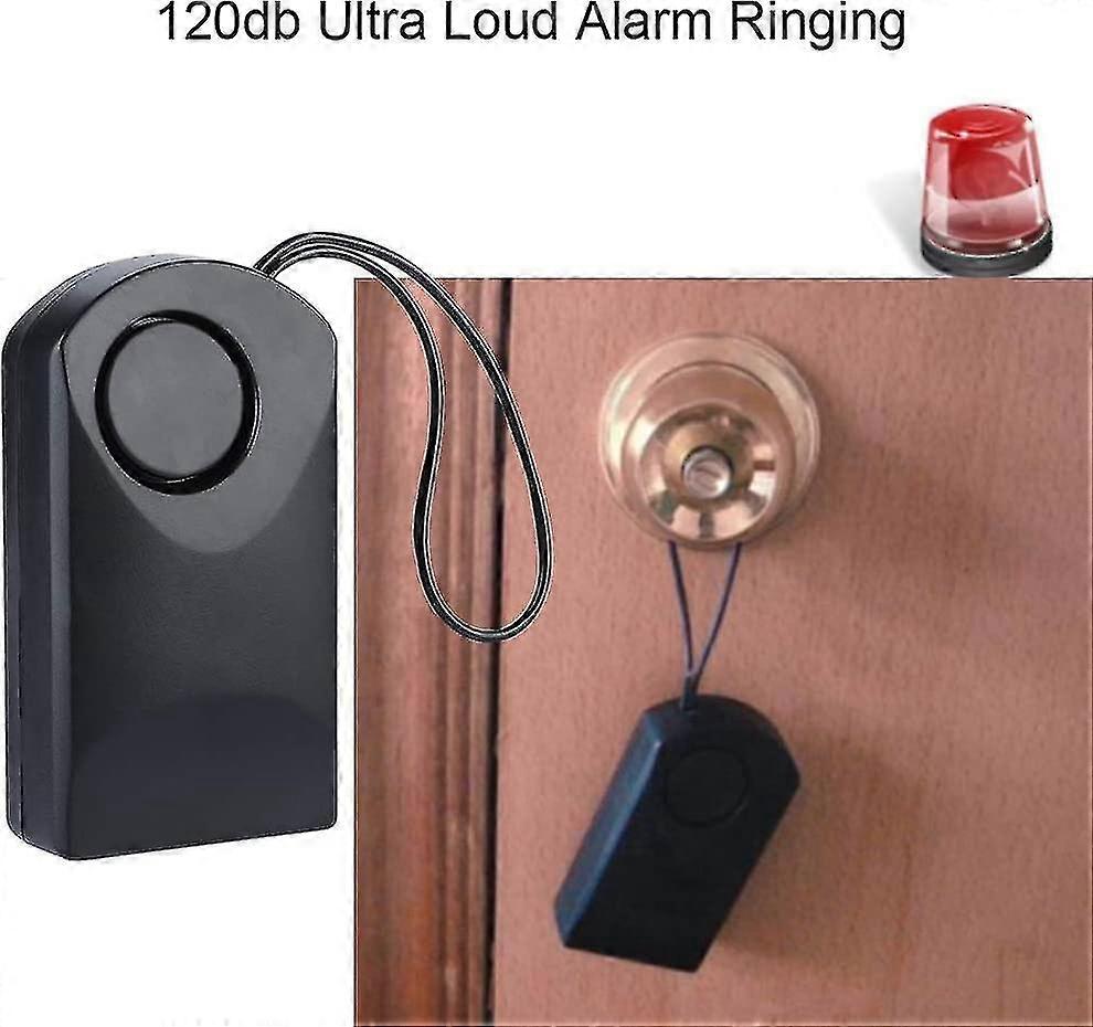 Portable Wireless Touch Door Sensor Anti Theft Security Alarm Loud Door Knob Touch Alarm