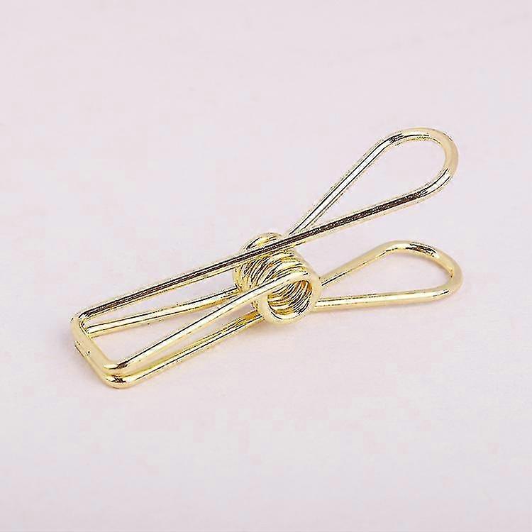 Gold Small Metal Clips - Versatile Utility Clips30pcs