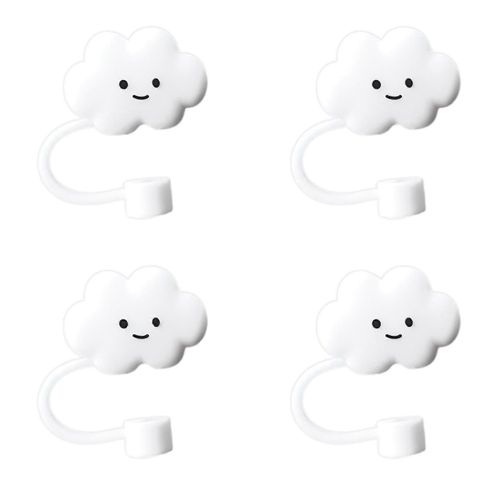 10pcs Straw Tip Covers Compact Soft Silicone Dustproof Reusable Splash Proof