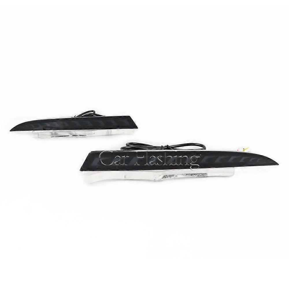 2Pcs For Honda HR-V HRV RS 2022 2023 LED Bumper Light Rear Fog Lamp Brake Light Dynamic Turn Signal Reflector