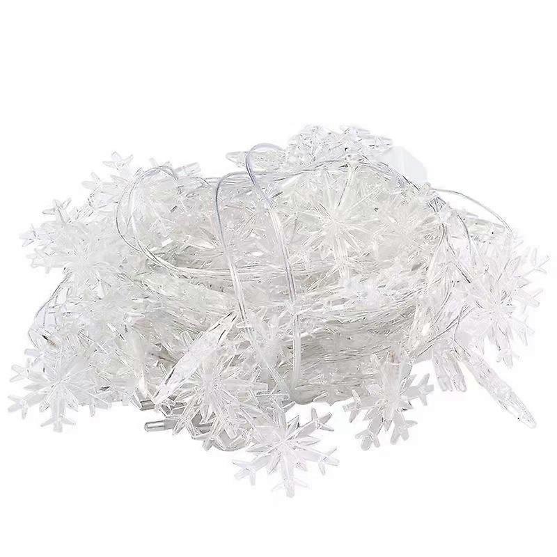 Christmas Tree Snowflake Led String Lights Banner Christmas Decoration 2024 For Home Navidad Xmas Tree Decor Light New Year 2025