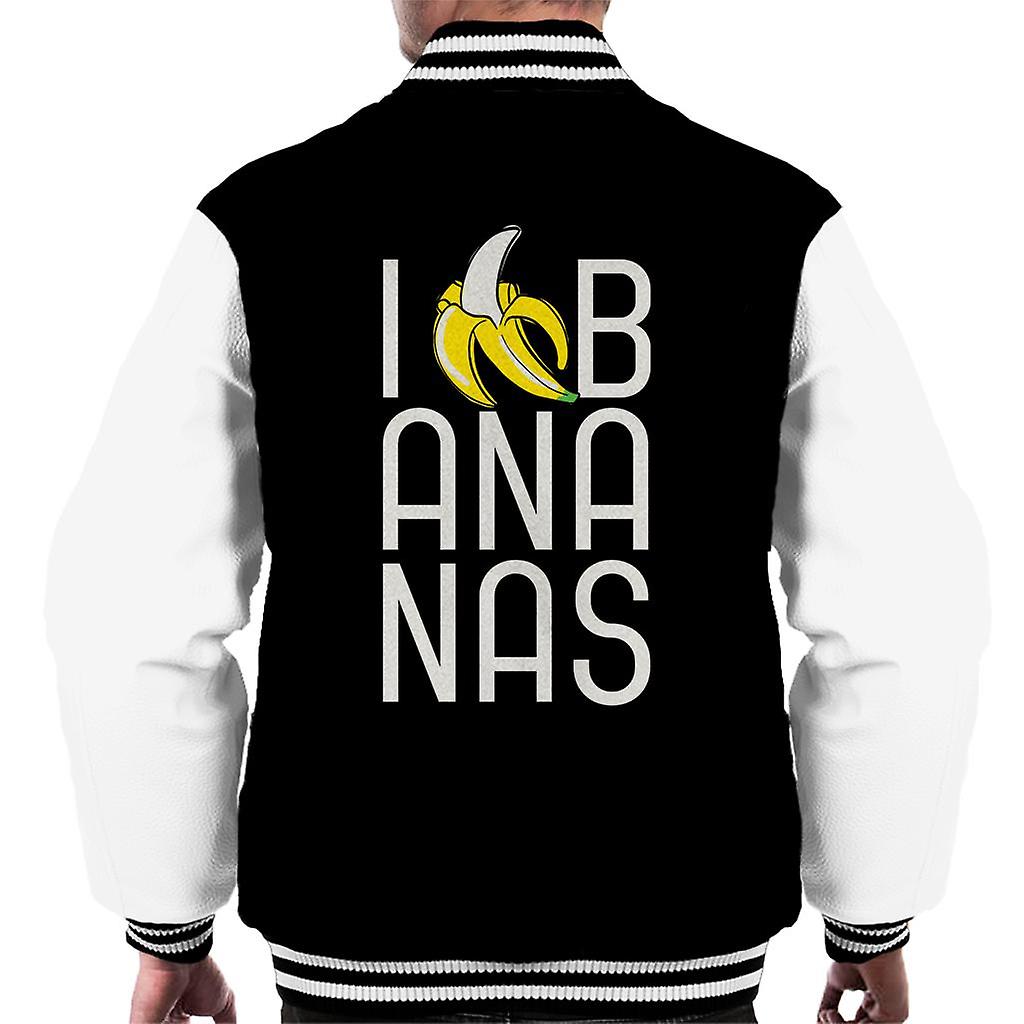 Curious George I Love Bananas Men's Varsity Jacket