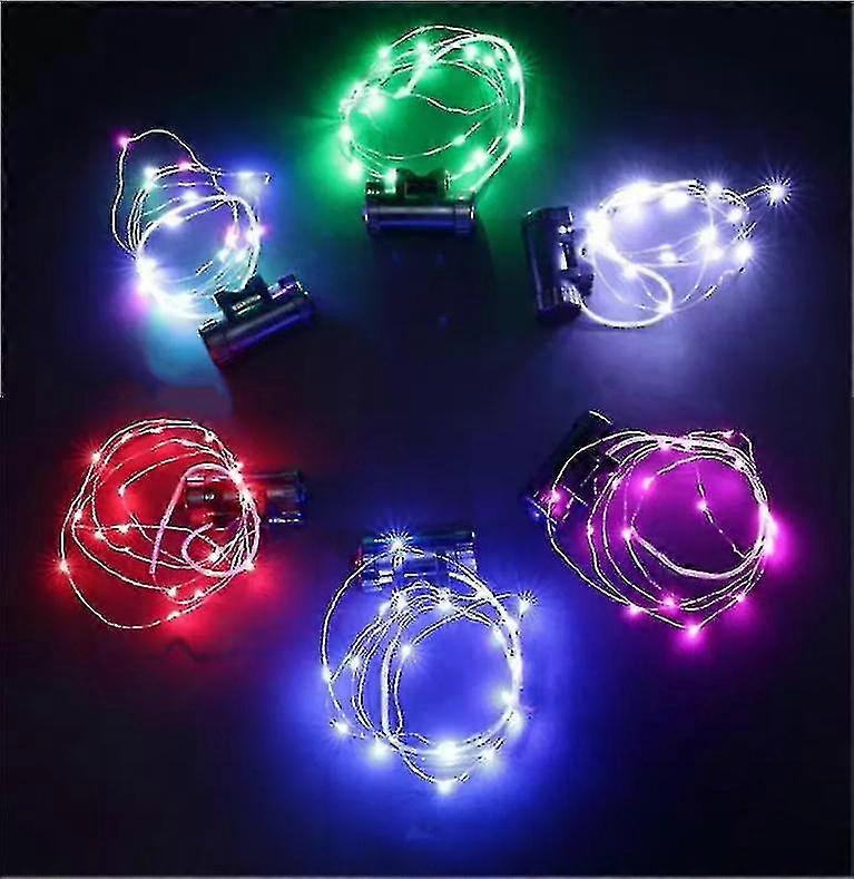 6-tire Pack Led Bike Wheel Lights With Batteries Included! Get Brighter And Visible From All Angles For Ultimate Safety And Style Polychrome