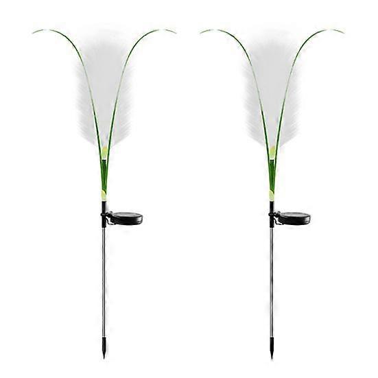 Exquisite Solar Reed Lights Automatic Charging Create Atmosphere Weather Resistant