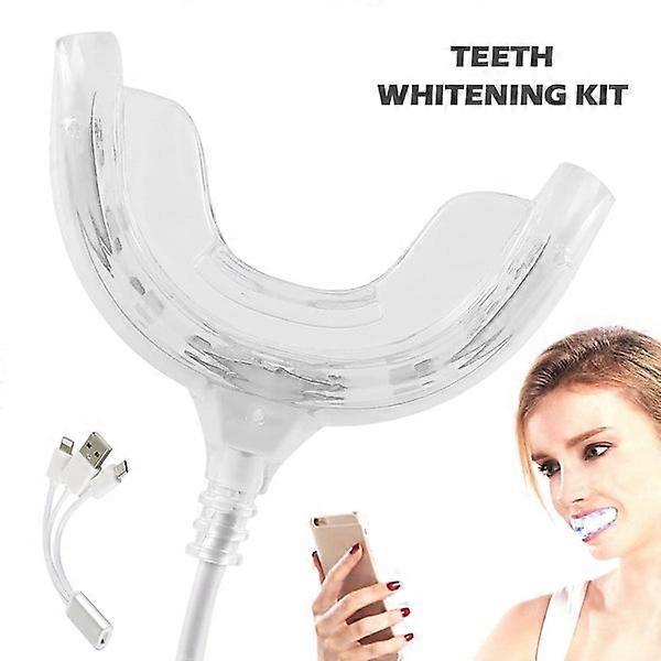 Home Teeth Whitening Kit with 16-LED Bleaching Laser
