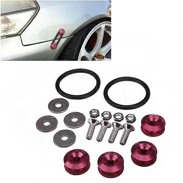 Car Truck Quick Release Fasteners Kit Tool For Bumper Trunk Jdm