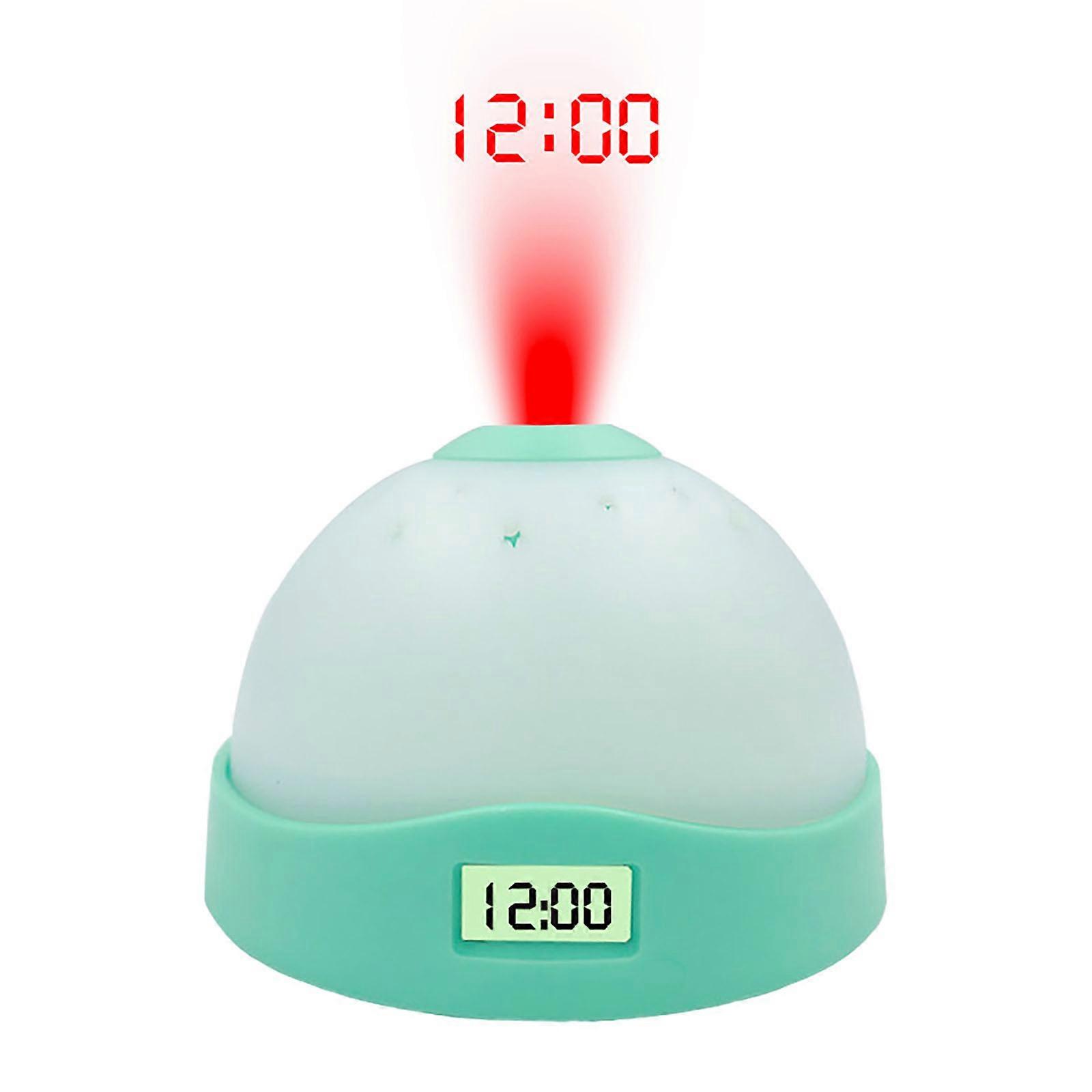 Electronic Alarm Clock With Colorful Lights And Sky Projection Clock