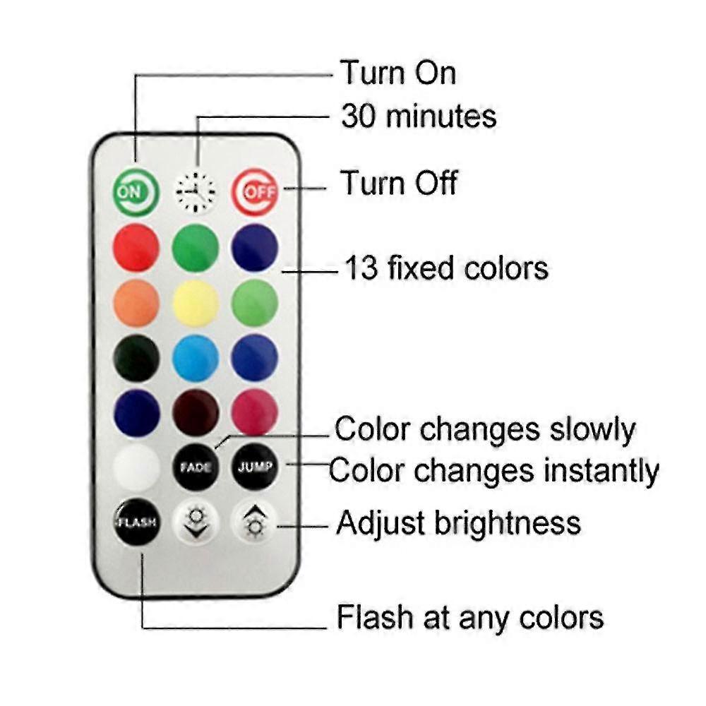 6 Pcs Hexagon Wall Lamp With Remote Control, Smart Touch Modular