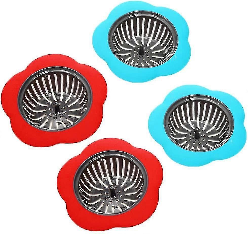 4pcs Kitchen Sink Drain Filter