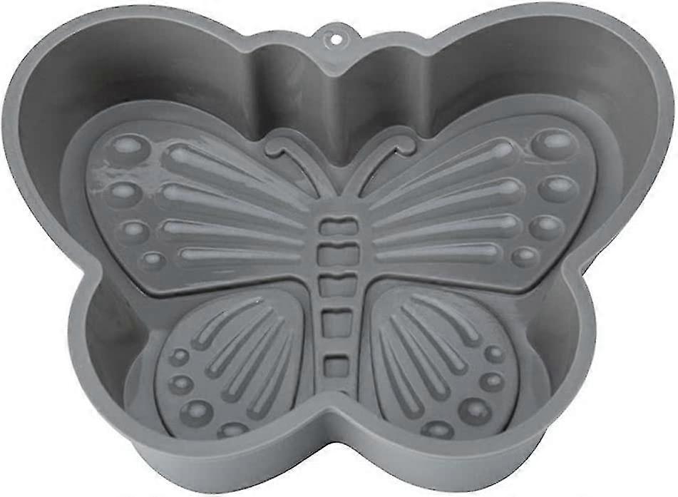 3d Butterfly Cake Pan, 6x6x1.5 Inch Non-stick Silicone Bpa Free Cake Pan For Baking Muffin, Bread