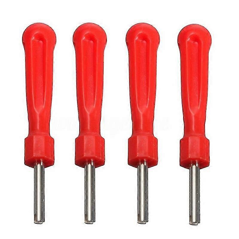 4 Pcs Tyre Valve Core Remover Removal Tire Repair Tool Screw Driver