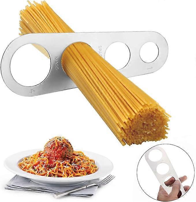 1 pasta meter, kitchen tool for measuring pasta quantities, with 4 measuring holes