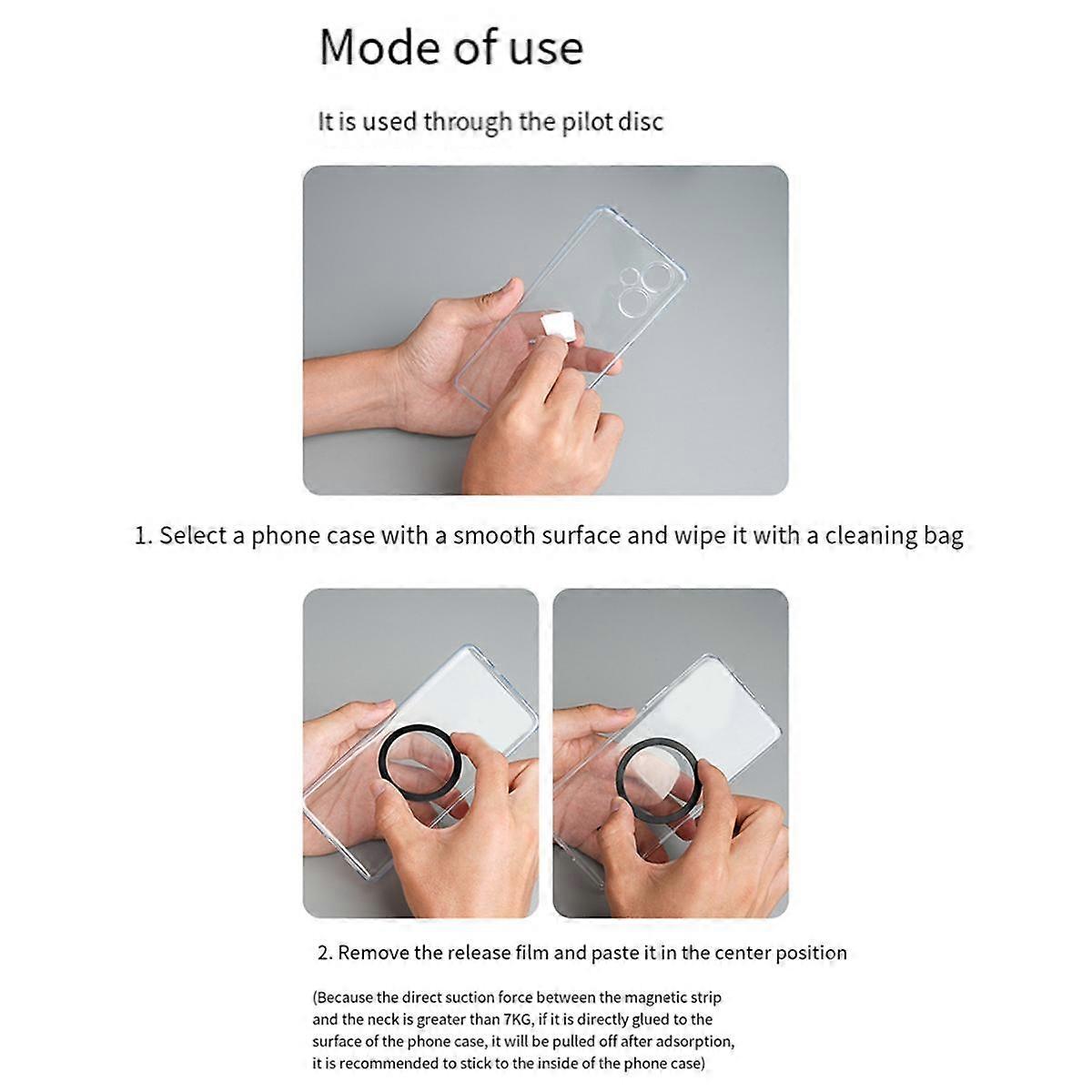 Silicone Magnetic Neck Mount Quick Release Hold Smart