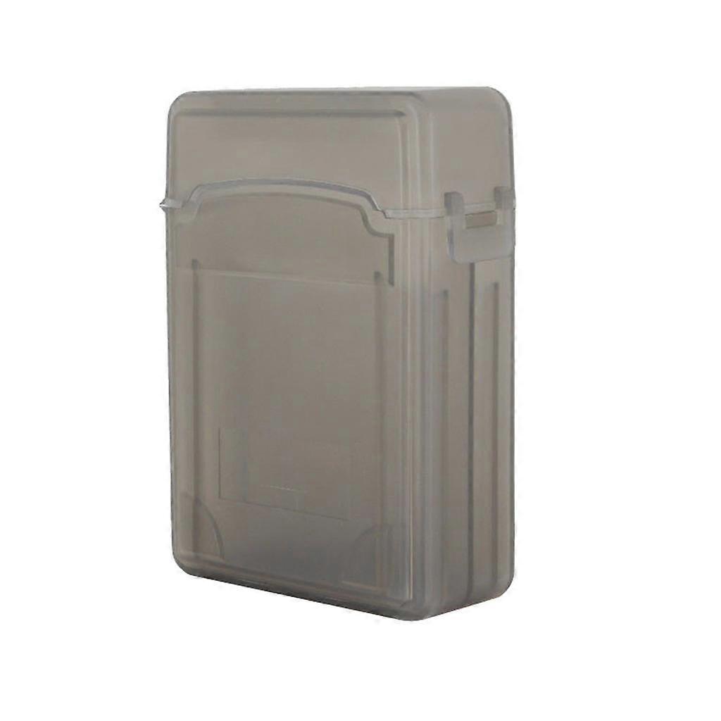Double 2.5" Hard Drive HDD SSD Enclosure External Case Storage Box Grey
