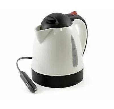 1000Ml Car Hot Kettle Portable Water Heater Travel Auto 12v/24v For Tea Coffee 304 Stainless Steel Large Capacity Vehicle