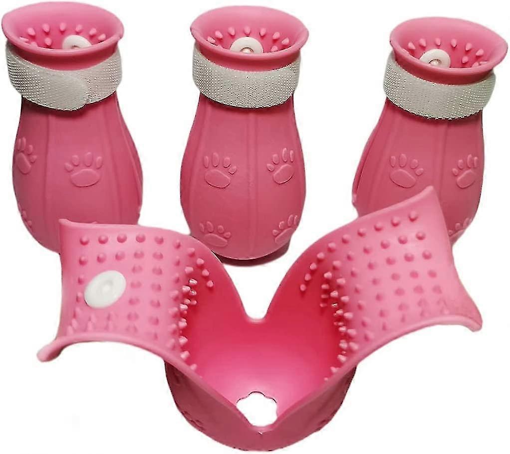 Silicone Cat Boots Cat Shoes Boots Anti-scratch Cat Paw Protector For Cat Grooming Bathing And Shaving