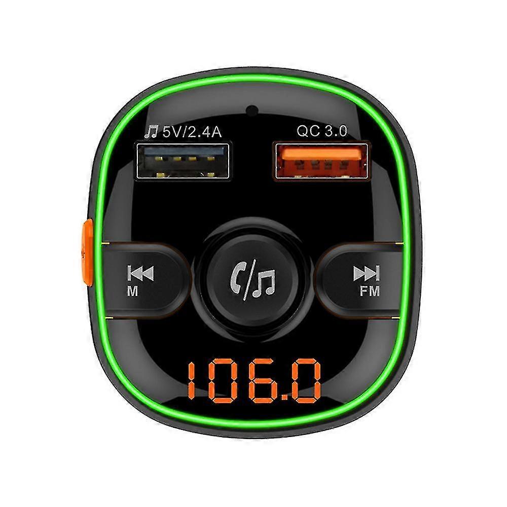 Bluetooth FM Transmitter for Car - Wireless Radio Adapter