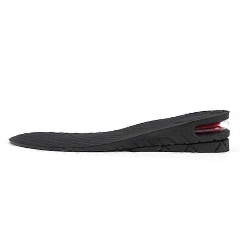 Work Shoes Sports Insole Insole Cushioning Insole Invisible Insole Heightening Insole (1 Pair, Black)