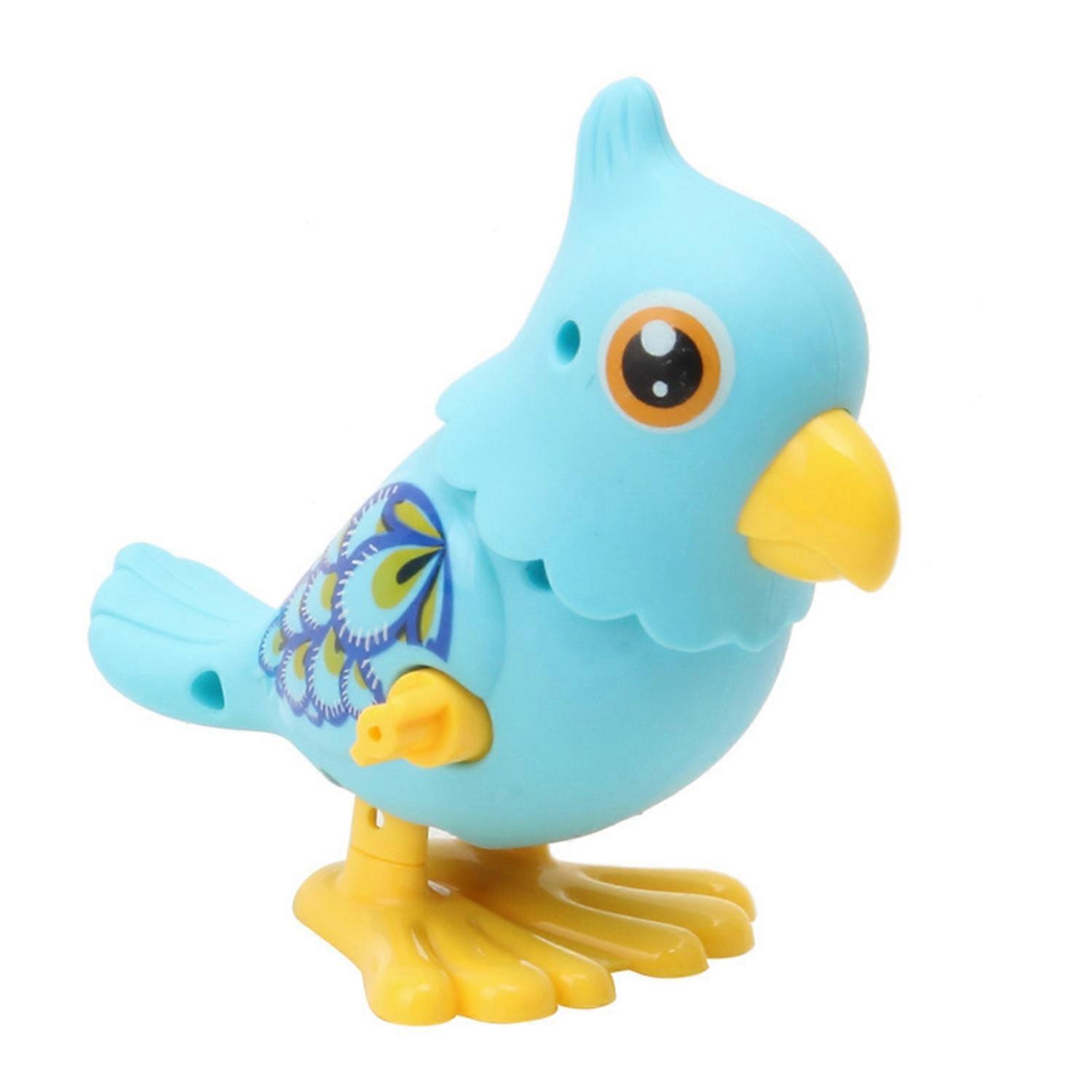 Cartoon Clockwork Toy Interesting No Battery Required Lovely Colorful Jumping Bird Interactive Toy