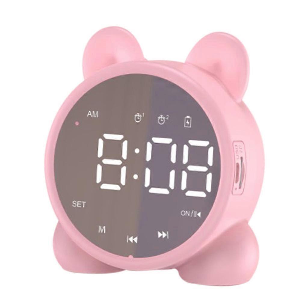 Kids Bluetooth-compatible Speaker Alarm Clock Sleep Timer Bedside Alarm Clock