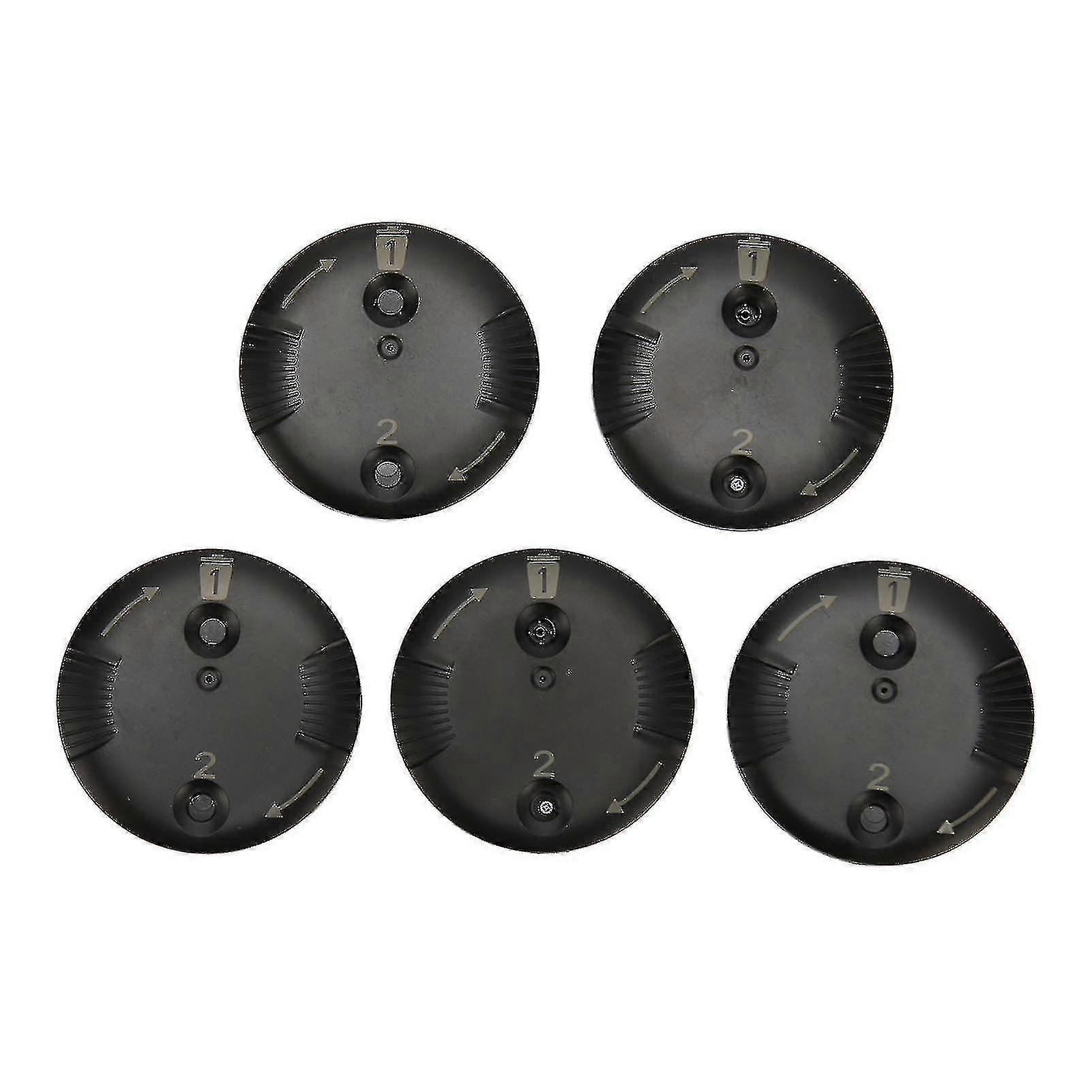 5pcs μαύρο φίλτρο στάσεων δίσκων Cerumen αντικατάστασης εγγυήσεων κεριού δίσκων αντικατάστασης για το ηχητικό βοήθημα Phonak