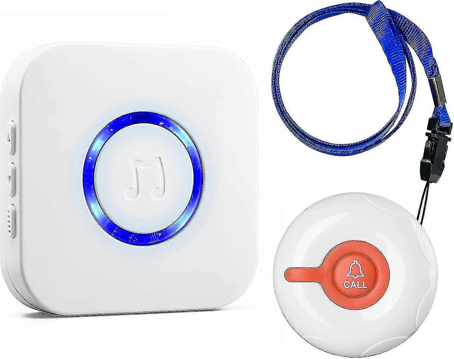 Alert Button For Seniors, Wireless Caregiver Pager Call Button For Elderly At Home