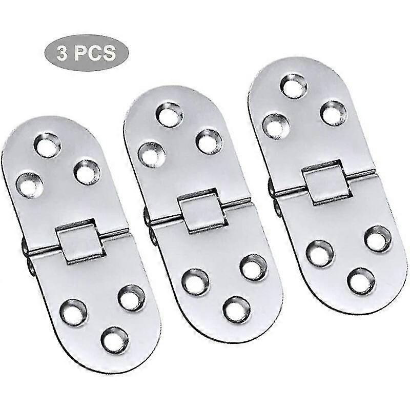 3 Pcs Alloy Table Hinges Stainless Steel Folding Door Hinges Flap Hinges Table Hinges Folding Hinges Alloy Flip Hinges For Drawer Table Desk Machine S