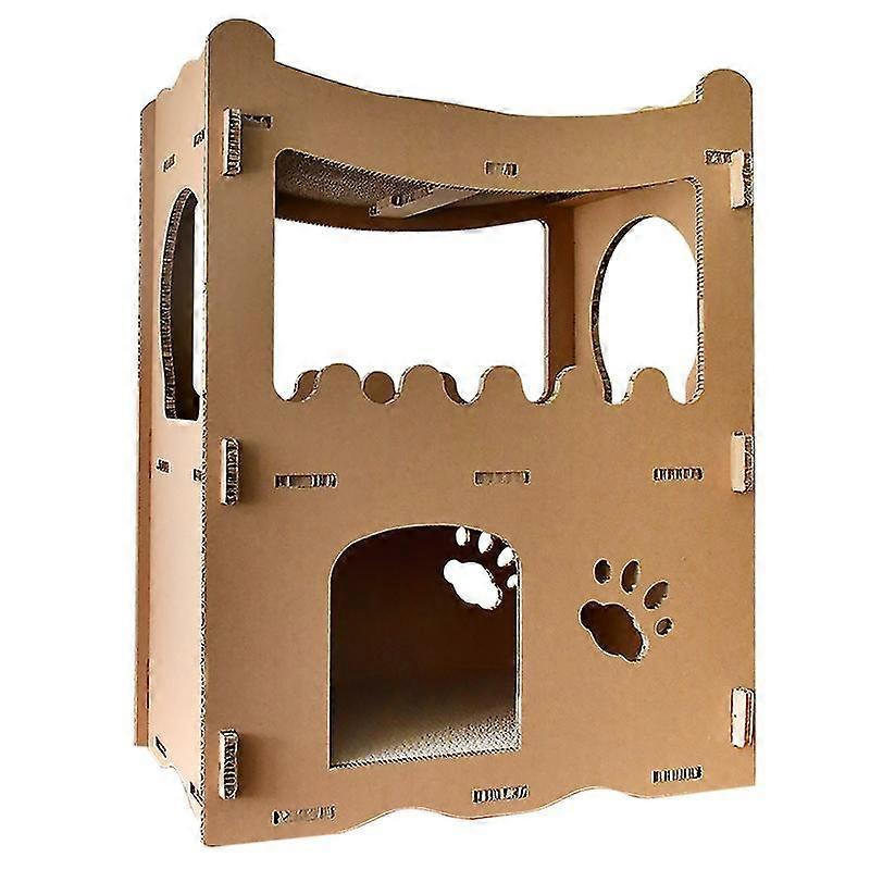 Équipement de terrain de jeu pour chats en carton