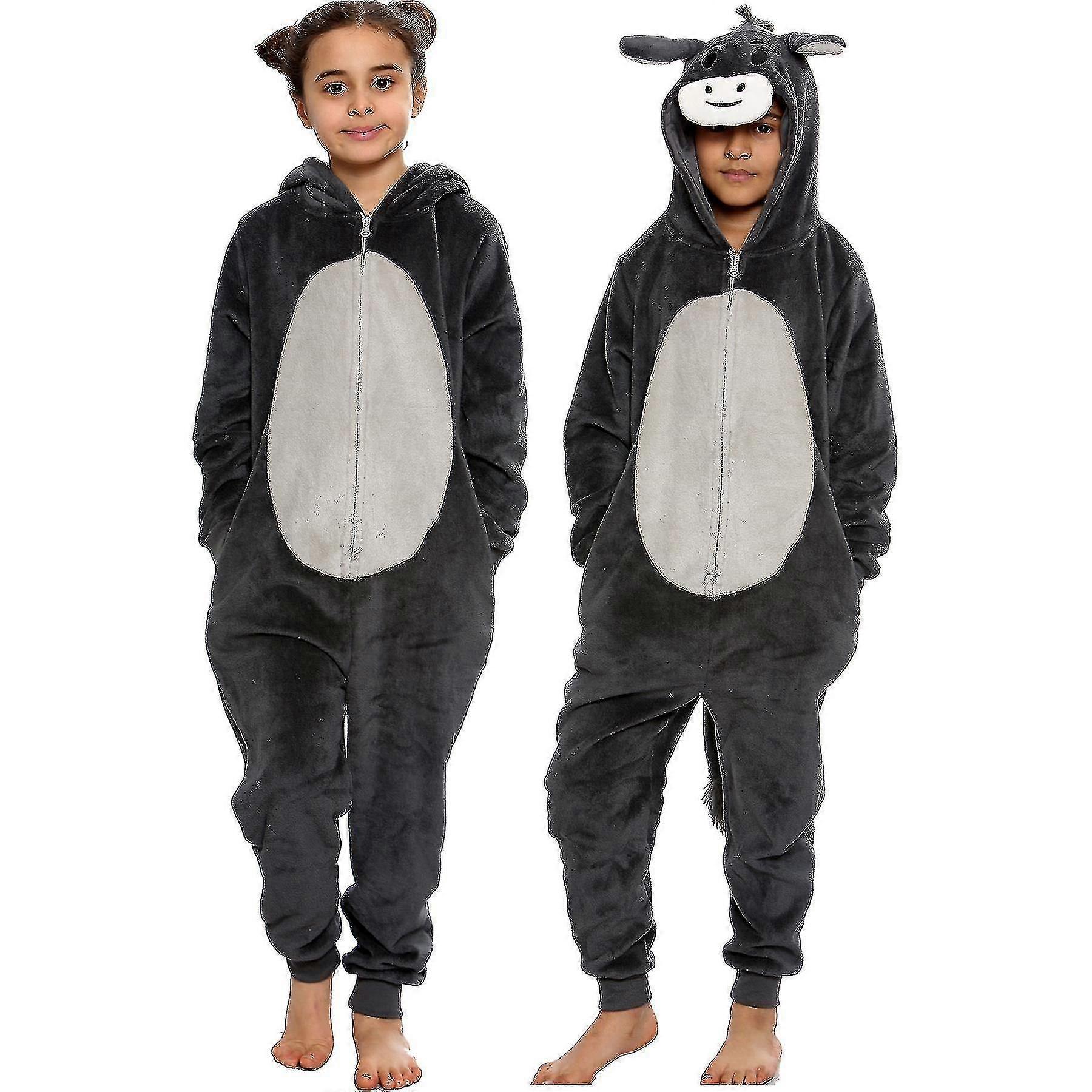 Black Friday Unisex Æsel Dyr Onesie Pyjamas i ét stykke