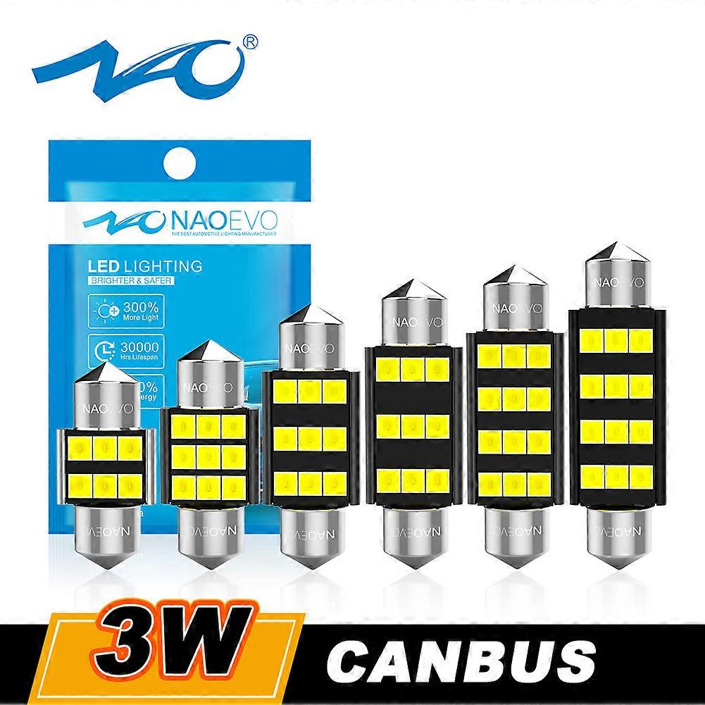 C5W LED CANBUS Ultra Bright 28mm 31mm Festoon 36mm 39mm 41mm 44mm C10W Bulb C3W 12V Auto Interior car light Powerful Lamp